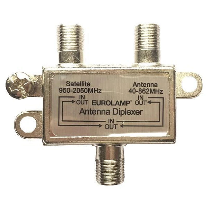 2-way splitter TV/SAT επιγείου και δορυφορικού σήματος τύπου F 147-10125 Eurolamp 2-way splitter TV/SAT επιγείου και δορυφορικού σήματος τύπου F 147-10125 Eurolamp
