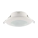 Σποτ οροφής GU10 στρογγυλό Φ70mm στεγανό IP44 λευκό με γυαλί VT-981 6698 V-TAC
