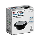 Σποτ οροφής GU10 στρογγυλό Φ70mm στεγανό IP44 μαύρο με γυαλί VT-981 6699 V-TAC Σποτ οροφής GU10 στρογγυλό Φ70mm στεγανό IP44 μαύρο με γυαλί VT-981 6699 V-TAC