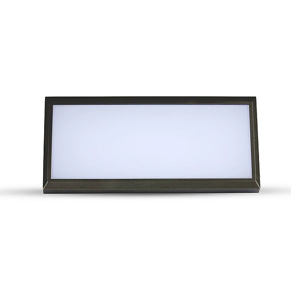 Φωτιστικό LED απλίκα 12W γωνία IP65 6400K ψυχρό λευκό Μαύρο σώμα VT-8054 V-TAC 6809