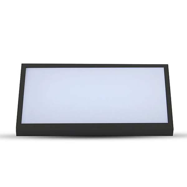 Φωτιστικό LED απλίκα 20W γωνία IP65 4000K φυσικό λευκό με μαύρο σώμα VT-8055 V-TAC 6811