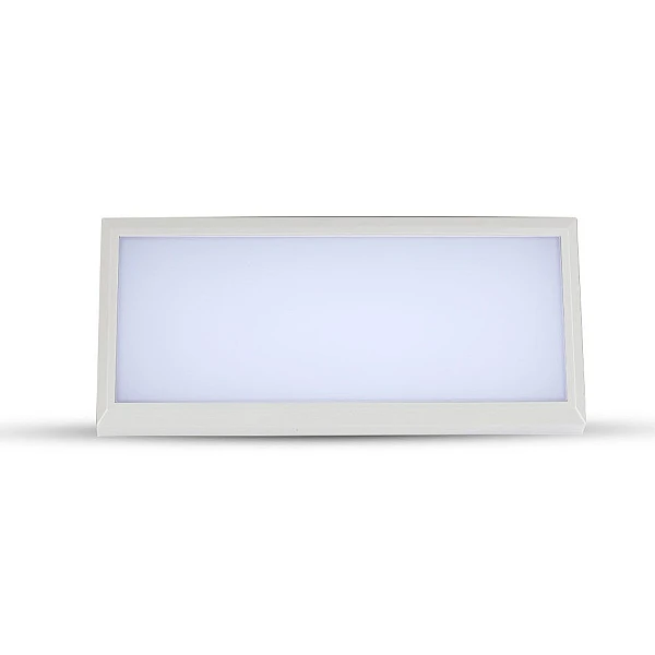 Φωτιστικό LED απλίκα 12W γωνία IP65 4000K φυσικό λευκό με λευκό σώμα VT-8054 V-TAC 6814