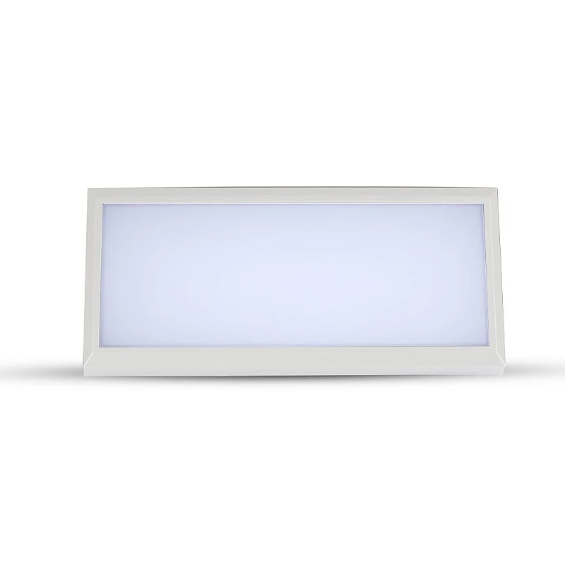 Φωτιστικό LED απλίκα 12W γωνία IP65 4000K φυσικό λευκό με λευκό σώμα VT-8054 V-TAC 6814