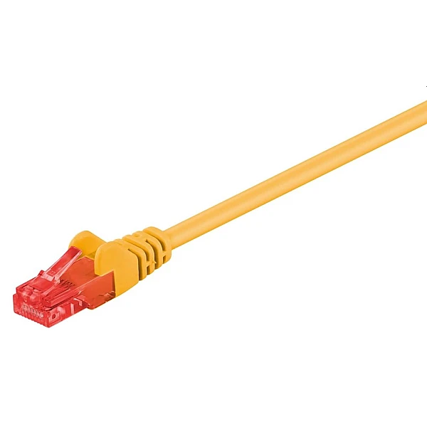 GOODBAY καλώδιο δικτύου 68433 Cat 6 U/UTP CCA 0.5m κίτρινο