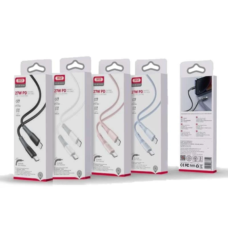 XO NB-Q226B USB 2.0 Cable USB-C male - USB-C 60W Μαύρο 1m XO NB-Q226B USB 2.0 Cable USB-C male - USB-C 60W Μαύρο 1m