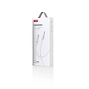 XO NB-Q252B SILICONE USB 2.0 Cable USB-C to USB-C 60W Λευκό 1m XO NB-Q252B SILICONE USB 2.0 Cable USB-C to USB-C 60W Λευκό 1m