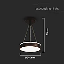 Φωτιστικό οροφής LED Designer 12W 4000K Φυσικό λευκό σε Μαύρο χρώμα 6931 V-TAC Φωτιστικό οροφής LED Designer 12W 4000K Φυσικό λευκό σε Μαύρο χρώμα 6931 V-TAC