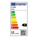 Φωτιστικό οροφής LED Designer 12W 4000K Φυσικό λευκό σε Μαύρο χρώμα 6931 V-TAC Φωτιστικό οροφής LED Designer 12W 4000K Φυσικό λευκό σε Μαύρο χρώμα 6931 V-TAC