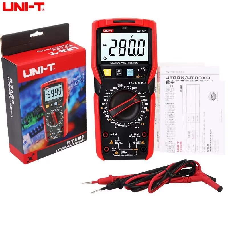 UNI-T UT89XD Ψηφιακό Πολύμετρο True RMS με Μέτρηση AC / DC / Αντίστασης UNI-T UT89XD Ψηφιακό Πολύμετρο True RMS με Μέτρηση AC / DC / Αντίστασης