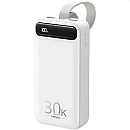 Power Bank RPP-522 30000mAh με έξοδο 2XUSB-A 1ΧUSB-C και φακό Λευκό Remax Power Bank RPP-522 30000mAh με έξοδο 2XUSB-A 1ΧUSB-C και φακό Λευκό Remax