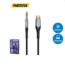 Remax RC-C015A Braided USB 2.0 Cable Type-C male σε 3.5mm male Γκρι 1m Remax RC-C015A Braided USB 2.0 Cable Type-C male σε 3.5mm male Γκρι 1m