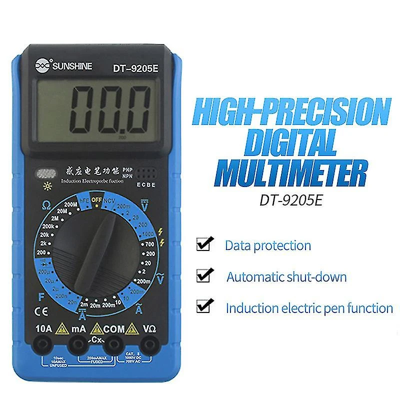 SUNSINE DT-9205E Ψηφιακό Πολύμετρο Ακριβείας SUNSINE DT-9205E Ψηφιακό Πολύμετρο Ακριβείας