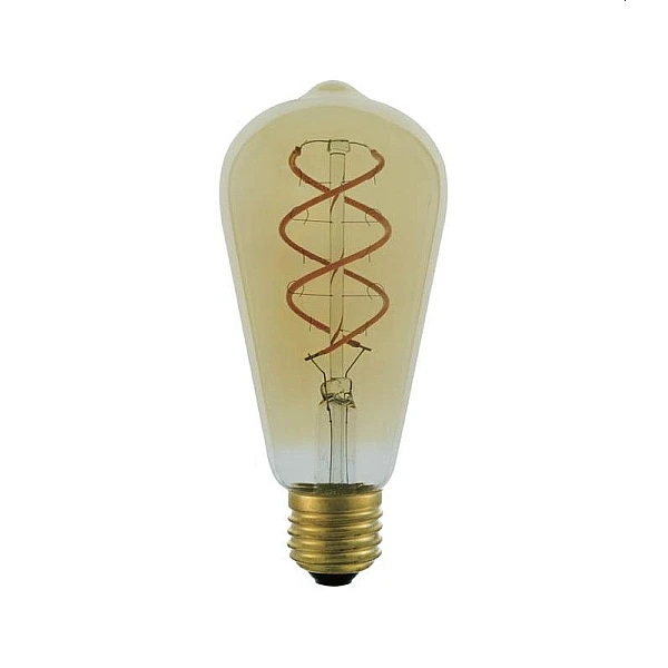 Λαμπτήρας Led E27 ST64 4Watt Θερμό λευκό 2200K Filament Vintage 1519170 VITO