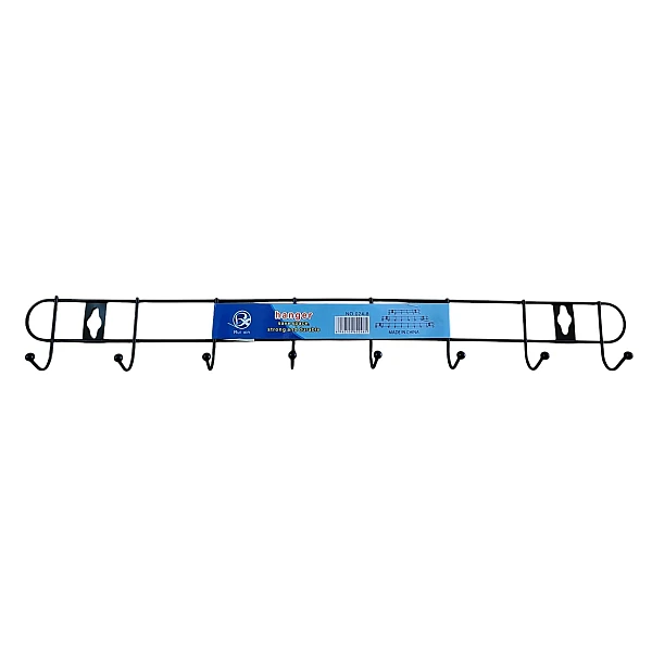 Κρεμάστρα Τοίχου Μεταλλική 8 Θέσεων 43x5cm 024-8 OEM