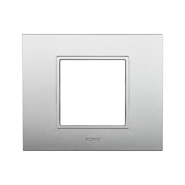 Πλαίσιο 2 θέσεων Νίκελ Ματ M Series Leon 152-20270 Eurolamp