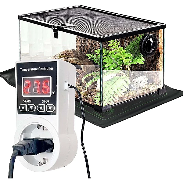 Θερμοστάτης Πρίζας Ψηφιακός -20°-120°C 10A 230V με αισθητήρα θερμοκρασίας 53A2 OEM