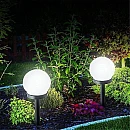 Ηλιακό φωτιστικό Μπάλα κήπου LED Φ10cm λευκό SL250912 OEM σετ 2 τεμαχια Ηλιακό φωτιστικό Μπάλα κήπου LED Φ10cm λευκό SL250912 OEM σετ 2 τεμαχια