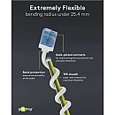 Καλώδιο δικτύου U/UTP Cat 6a patch cord slim 3 μέτρα 74288 λευκό GOOBAY Καλώδιο δικτύου U/UTP Cat 6a patch cord slim 3 μέτρα 74288 λευκό GOOBAY