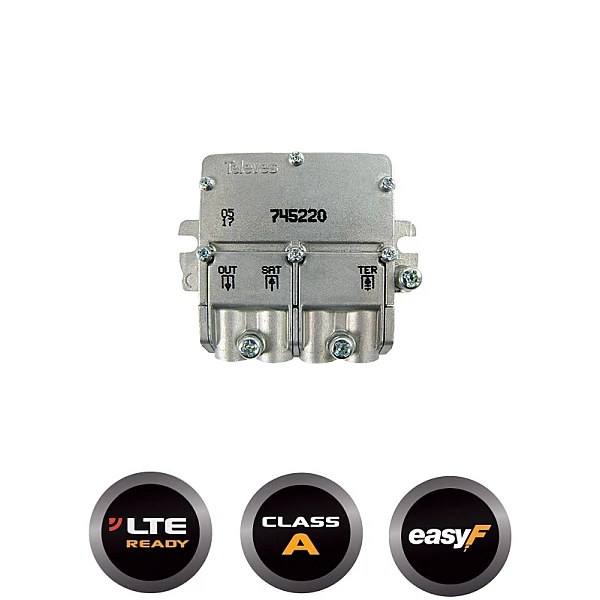 745220 TV-SAT(dc) Mixer/Diplexer LTE Easy-F TELEVES