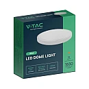 LED πλαφονιέρα 18W στρογγυλή θερμό λευκό 3000K IP44 Λευκό 100lm/W 76151 V-TAC LED πλαφονιέρα 18W στρογγυλή θερμό λευκό 3000K IP44 Λευκό 100lm/W 76151 V-TAC