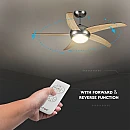Ανεμιστήρας Οροφής Με 2 x E27 LED & Τηλεχειριστήριο Φ132 Καφέ 60W VT-6053-5 7916 V-TAC Ανεμιστήρας Οροφής Με 2 x E27 LED & Τηλεχειριστήριο Φ132 Καφέ 60W VT-6053-5 7916 V-TAC