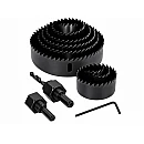 Σετ Ποτηροτρύπανα για Ξύλο 9τμχ 19-82mm DEDRA 0792