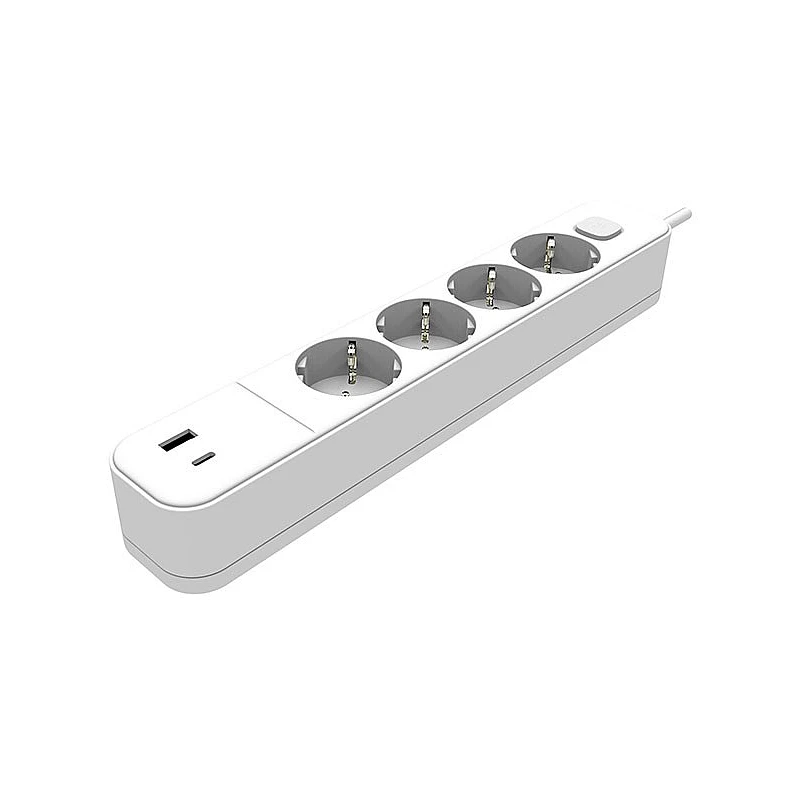 Unico 4 Πολύπριζο Ασφαλείας 4 Θέσεων με Διακόπτη, USB, Type C και Καλώδιο 1.5 m Λευκό 8002480 VITO Unico 4 Πολύπριζο Ασφαλείας 4 Θέσεων με Διακόπτη, USB, Type C και Καλώδιο 1.5 m Λευκό 8002480 VITO