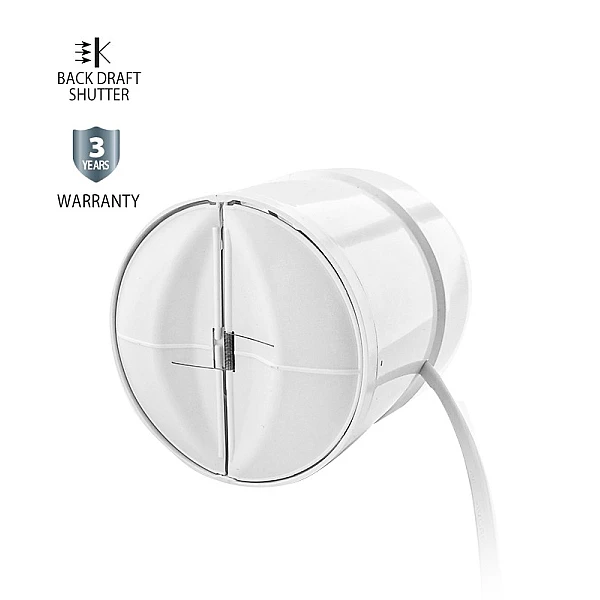 Εξαεριστήρας μπάνιου 15watt Ø120 λευκός VENTI-P120 8005310 VITO