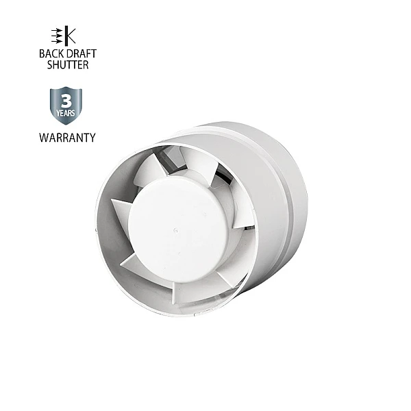 Εξαεριστήρας μπάνιου 15watt Ø120 λευκός VENTI-P120 8005310 VITO