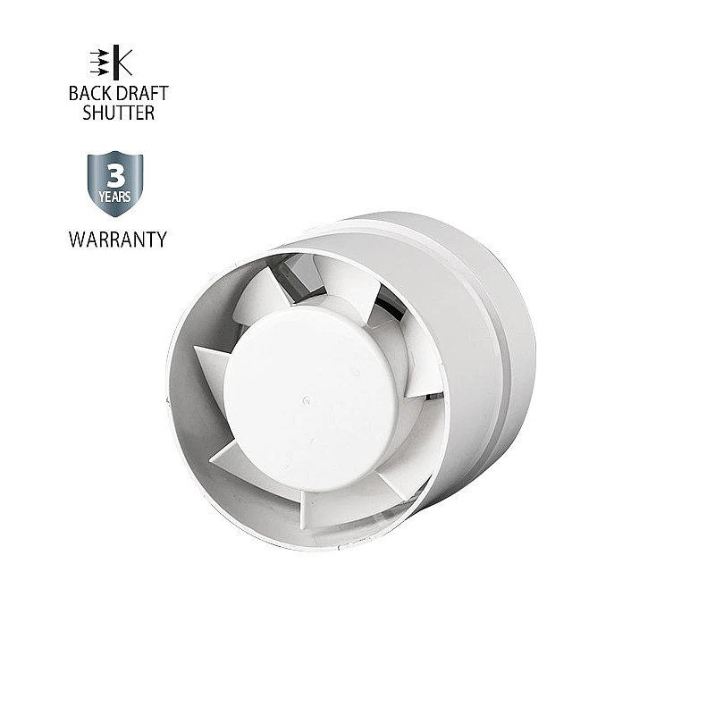 Εξαεριστήρας μπάνιου 12watt Ø100 λευκός VENTI-P100 8005300 VITO