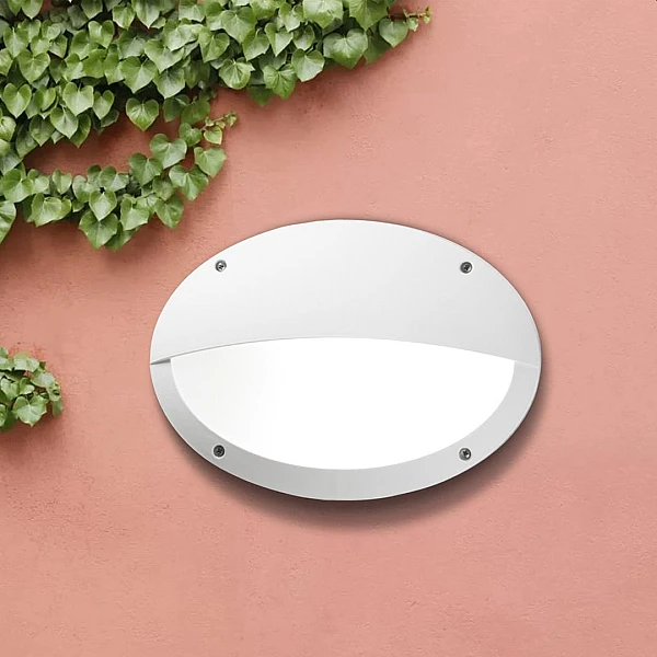 Fumagalli Maddi HL πλαφονιέρα εξωτερικού χώρου Ε27 οβαλ λευκό χρώμα IP66 3V3.000.000.WYE27