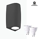 Fumagalli Marta 90 2L απλίκα τοίχου Up & Down εξωτερικού χώρου με λαμπτήρα GU10 3CCT μαύρο χρώμα IP55 2A4.000.000.AXU2K Fumagalli Marta 90 2L απλίκα τοίχου Up & Down εξωτερικού χώρου με λαμπτήρα GU10 3CCT μαύρο χρώμα IP55 2A4.000.000.AXU2K