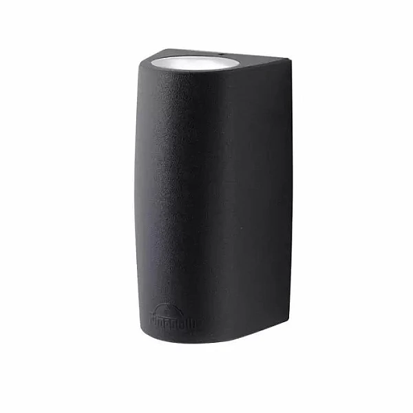 Fumagalli Marta 90 2L απλίκα τοίχου Up & Down εξωτερικού χώρου με λαμπτήρα GU10 3CCT μαύρο χρώμα IP55 2A4.000.000.AXU2K