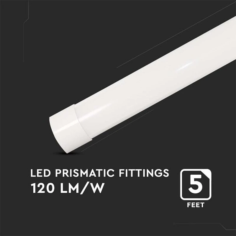 Φωτιστικό LED 50W Γραμμικό Πρισματικό 150cm Ψυχρό Λευκό 6500Κ 8054 V TAC Φωτιστικό LED 50W Γραμμικό Πρισματικό 150cm Ψυχρό Λευκό 6500Κ 8054 V TAC
