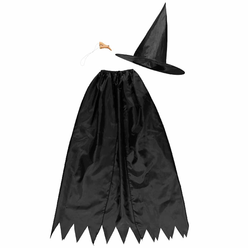Αποκριάτικο Αξεσουάρ-Halloween Σετ Μάγισσας Μαύρο με κάπα καπέλο και μύτη one size 9918088 amscan Αποκριάτικο Αξεσουάρ-Halloween Σετ Μάγισσας Μαύρο με κάπα καπέλο και μύτη one size 9918088 amscan