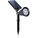 Ηλιακό φωτιστικό κήπου καρφί LED 4W IP65 Θερμό λευκό 3000K με μαύρο σώμα 1012WW OEM Ηλιακό φωτιστικό κήπου καρφί LED 4W IP65 Θερμό λευκό 3000K με μαύρο σώμα 1012WW OEM