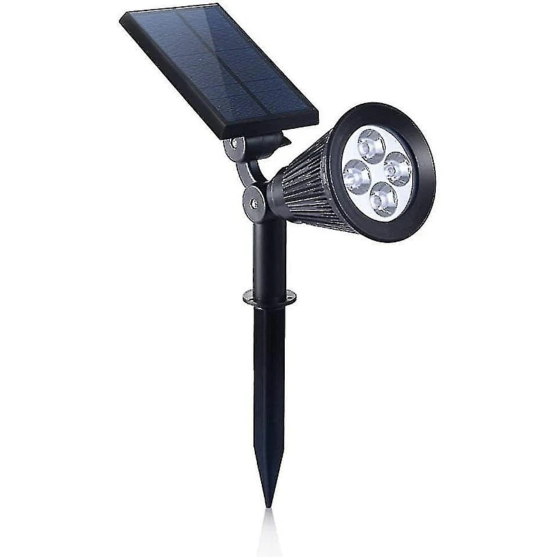 Ηλιακό φωτιστικό κήπου καρφί LED 4W IP65 Θερμό λευκό 3000K με μαύρο σώμα 1012WW OEM Ηλιακό φωτιστικό κήπου καρφί LED 4W IP65 Θερμό λευκό 3000K με μαύρο σώμα 1012WW OEM