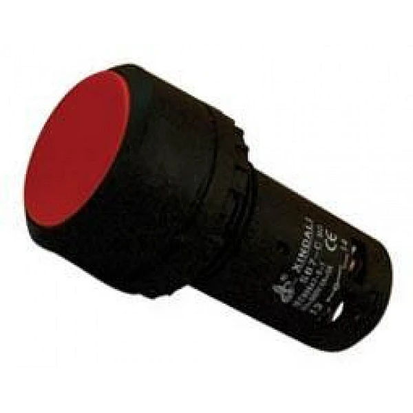 Μπουτόν Πόρτας Φ22 1NO+1NC Κόκκινο 230V SB7-CA35 XINDALI 28182002