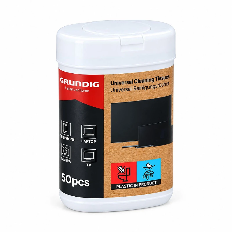 GRUNDIG Υγρά Μαντηλάκια Καθαρισμού Οθονών 32τμχ 42646