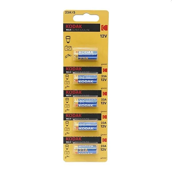 Kodak Αλκαλικές μπαταρίες 12V (23A) πακέτο 5 μπαταριών L1028F