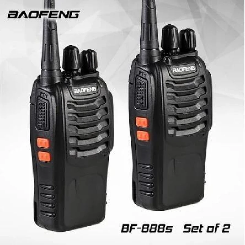 Baofeng BF-888S Σετ 2τμχ Ασύρματοι Πομποδέκτες UHF/VHF 5W χωρίς Οθόνη