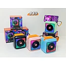 Φορητό Ηχείο Bluetooth Electro Line 889 10W με RGB LED Φωτισμό και TWS OEM