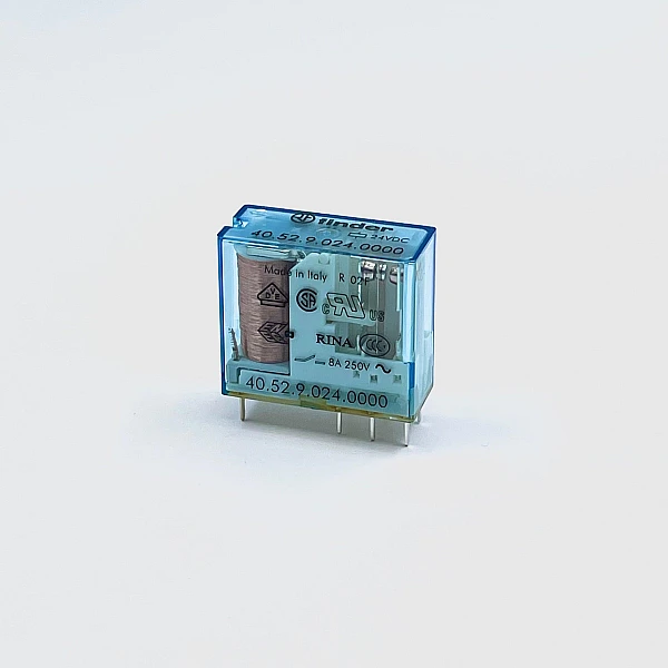 Ρελέ FINDER 24V DC 8A με 2 μεταγωγικές επαφές ηλεκτρομαγνητικό F40.52.9.024.0000 40.52