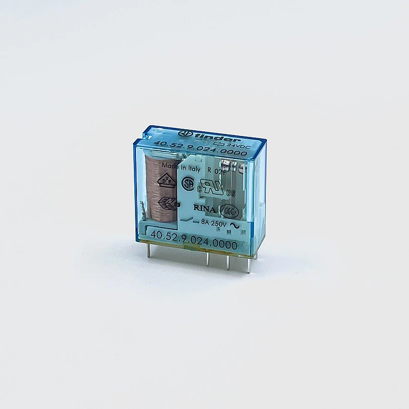Ρελέ FINDER 24V DC 8A με 2 μεταγωγικές επαφές ηλεκτρομαγνητικό F40.52.9.024.0000 40.52
