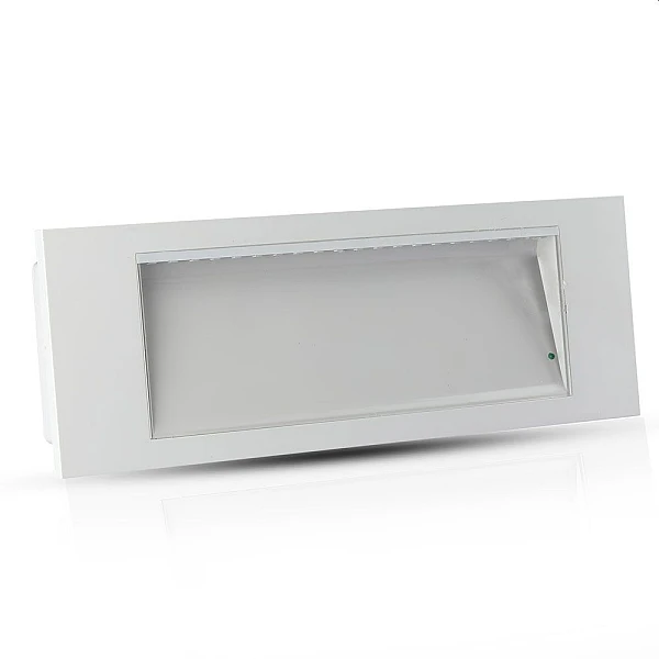 Φωτιστικό ασφαλείας CREE LED 2σε1 3.8W Λευκό VT-511 ​V-TAC 899-6