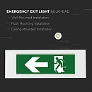 Φωτιστικό ασφαλείας CREE LED 2σε1 3.8W Λευκό VT-511 ​V-TAC 899-6