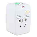 All in One Ταξιδιωτικός αντάπτορας 10A/250V με 2 θύρες USB και Type-C  PD20W 2.4A A-2046