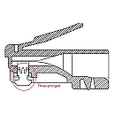 GOOBAY Βύσμα RJ45 93828 CAT 6 UTP διάφανο 1 τεμάχιο