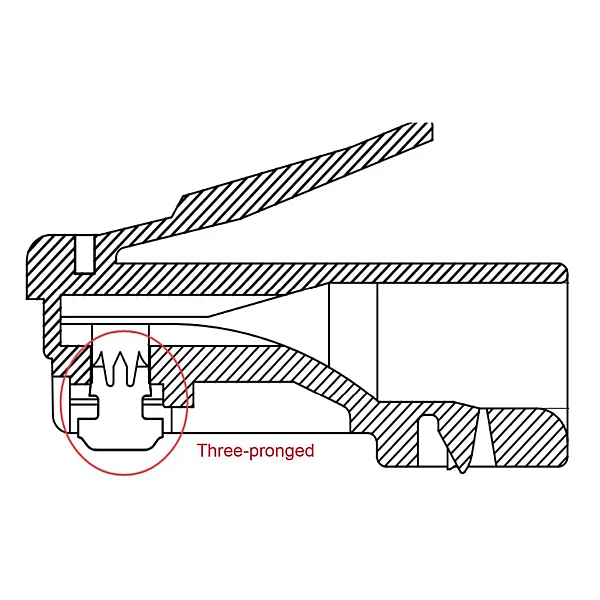GOOBAY Βύσμα RJ45 93828 CAT 6 UTP διάφανο 1 τεμάχιο