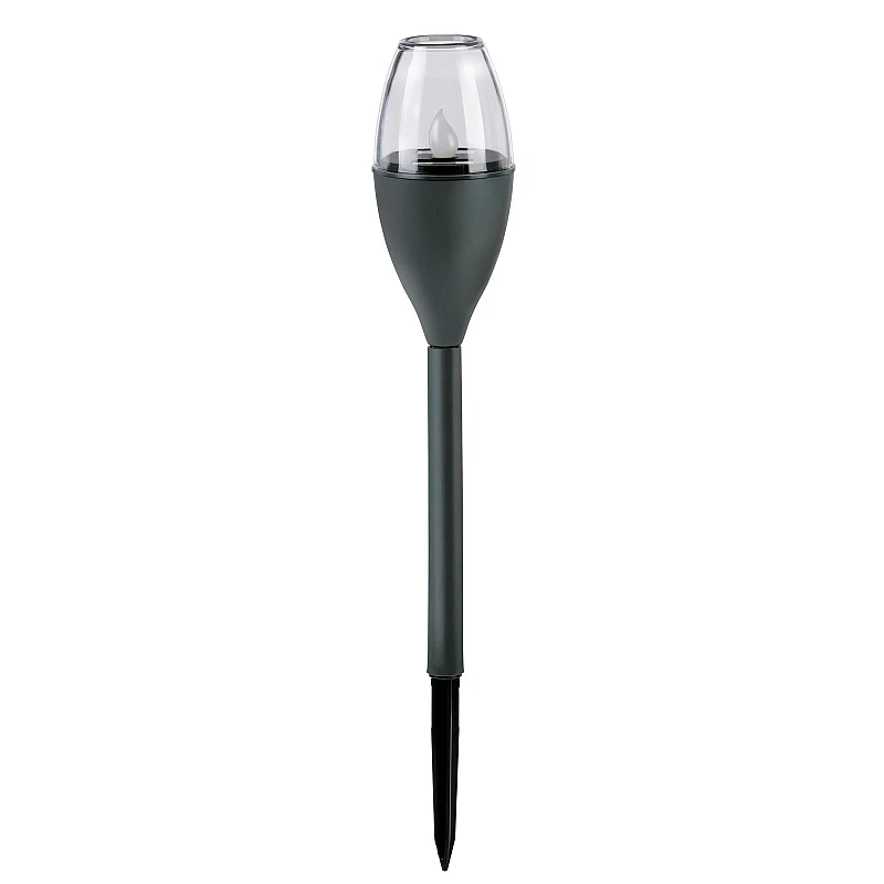 GRUNDIG Ηλιακό Καρφωτό Φωτιστικό Κήπου LED με Εφέ Φλόγας Ø6x37cm 26189